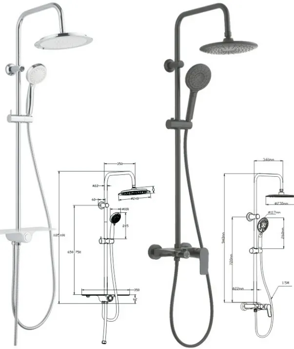 Shower Columns